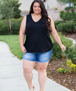 Boutique Simplified Bad To The Bone Sleeveless Top