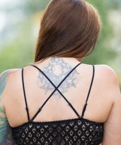 Boutique Simplified Opal Bralette - Black