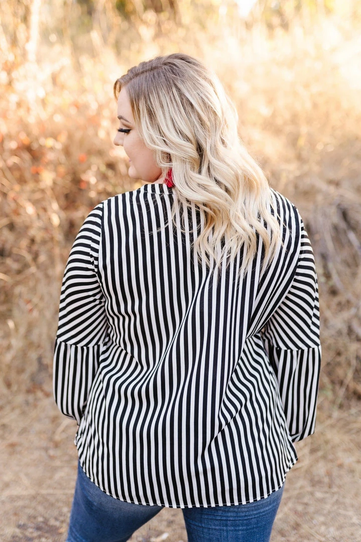 No Ship Drop Ship A Touch Of Vertigo Striped Top 2 No Ship Drop Ship A Touch Of Vertigo Striped Top