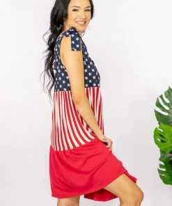 Trendsi Stars And Stripes Dress