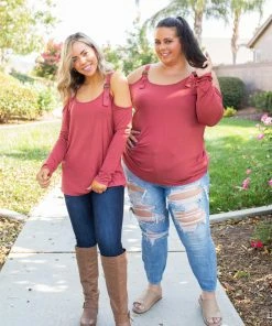 Boutique Simplified Buckle Me Up In Marsala