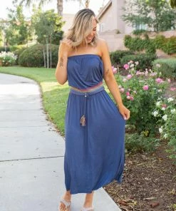 Boutique Simplified Dream On Maxi Dress