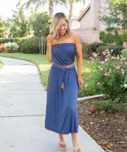 Boutique Simplified Dream On Maxi Dress