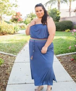 Boutique Simplified Dream On Maxi Dress