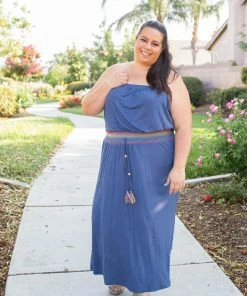 Boutique Simplified Dream On Maxi Dress