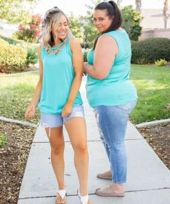 Boutique Simplified Criss Cross You Don't Stop - Mint