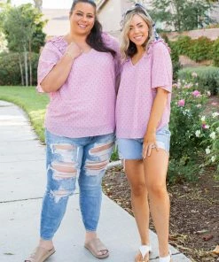 Boutique Simplified Polka My Dot Short Sleeve Top 10 Boutique Simplified Polka My Dot Short Sleeve Top