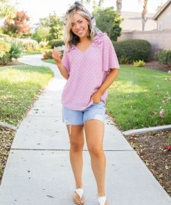 Boutique Simplified Polka My Dot Short Sleeve Top 13 Boutique Simplified Polka My Dot Short Sleeve Top