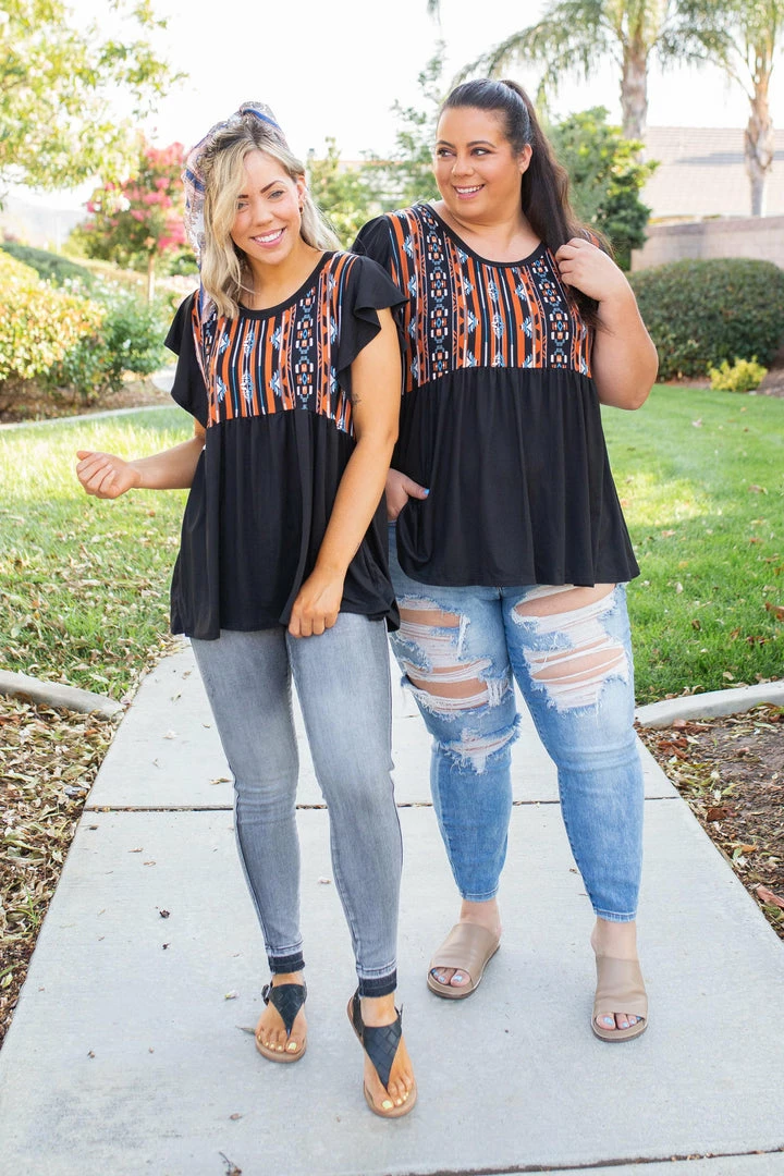 Boutique Simplified Desert Nights Flutter Sleeve 2 Boutique Simplified Desert Nights Flutter Sleeve