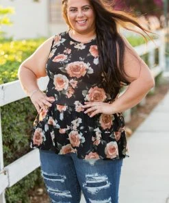 Boutique Simplified Rustic Rose Sleeveless Top 16 Boutique Simplified Rustic Rose Sleeveless Top