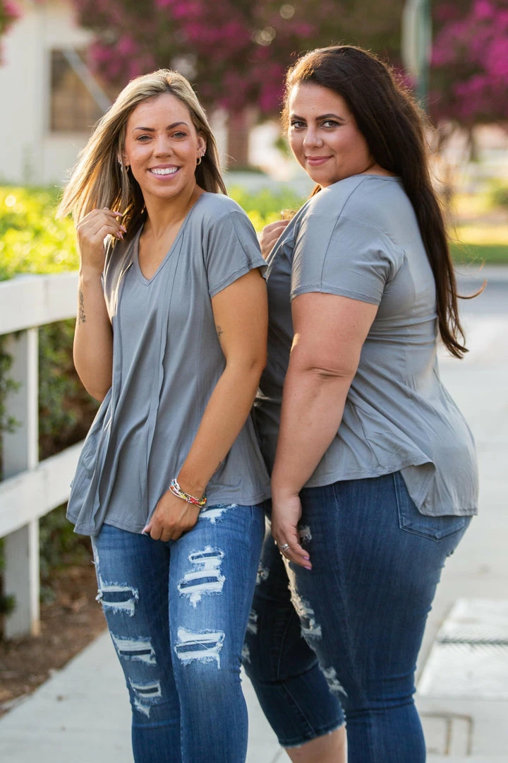 Boutique Simplified Elevated Short Sleeve Top 3 Boutique Simplified Elevated Short Sleeve Top