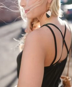 No Ship Drop Ship Still Waters Black Romper