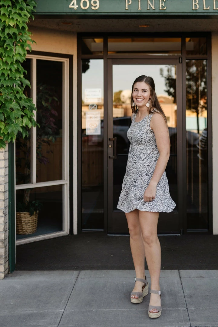 No Ship Drop Ship Leapin Leopard Sleeveless Dress 9 No Ship Drop Ship Leapin Leopard Sleeveless Dress