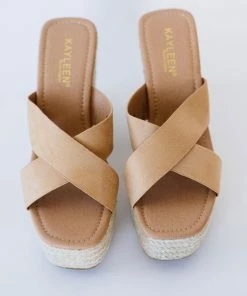 Trendsi Apparel High Hopes Crisscross Strap Espadrille Wedges