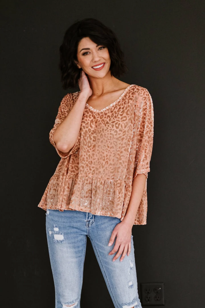Trendsi Apparel Cheers To You Leopard Burnout Top 8 Trendsi Apparel Cheers To You Leopard Burnout Top