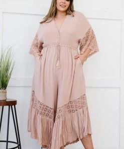 Trendsi Isn't She Lovely Lace Detail Jumpsuit