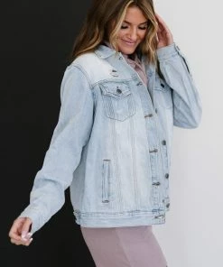 Trendsi Apparel Road Less Traveled Black Hooded Denim Jacket