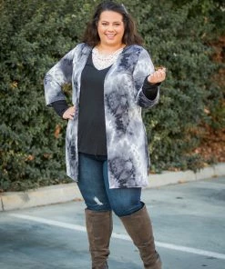 Boutique Simplified Faded To Perfection Kimono Cardigan