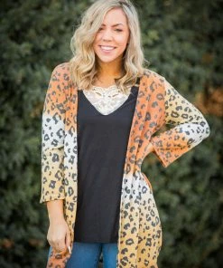 Boutique Simplified Autumn Sunset Cardigan