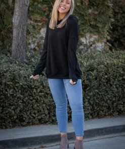 Boutique Simplified Always A Mystery Hoodie