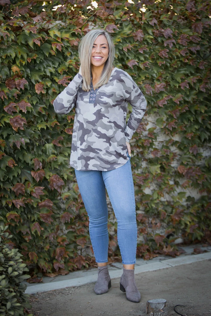 Boutique Simplified Eye On You Long Sleeve Top 2 Boutique Simplified Eye On You Long Sleeve Top