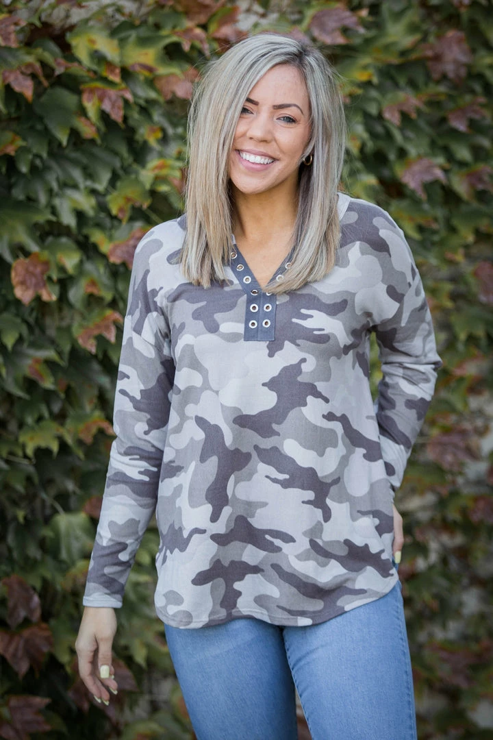Boutique Simplified Eye On You Long Sleeve Top 1 Boutique Simplified Eye On You Long Sleeve Top