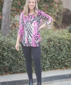 Boutique Simplified Beauty & Hustle 3/4 Sleeve Top 9 Boutique Simplified Beauty & Hustle 3/4 Sleeve Top