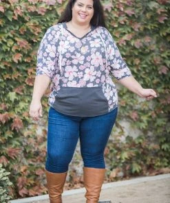 Boutique Simplified Showered In Blooms Hoodie