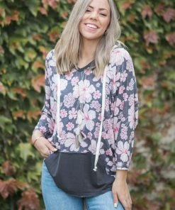 Boutique Simplified Showered In Blooms Hoodie 9 Boutique Simplified Showered In Blooms Hoodie