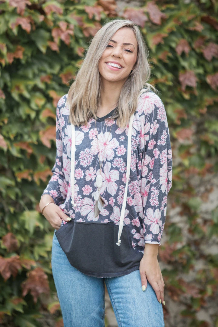 Boutique Simplified Showered In Blooms Hoodie 4 Boutique Simplified Showered In Blooms Hoodie