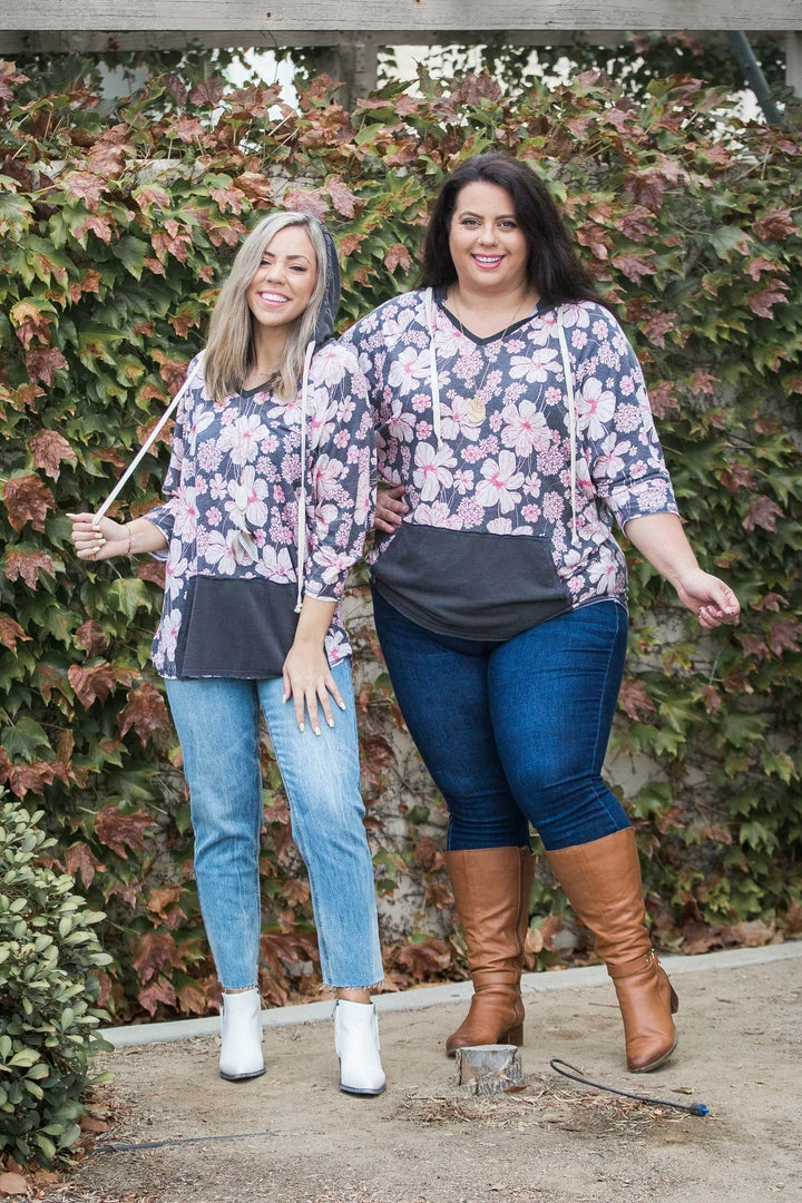 Boutique Simplified Showered In Blooms Hoodie 3 Boutique Simplified Showered In Blooms Hoodie