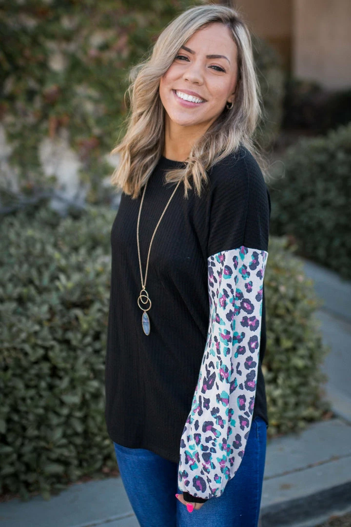 Boutique Simplified Cat & Mouse Waffle Knit Top 5 Boutique Simplified Cat & Mouse Waffle Knit Top