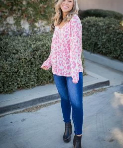 Boutique Simplified Pretty In Pink Waffle Knit Top 10 Boutique Simplified Pretty In Pink Waffle Knit Top