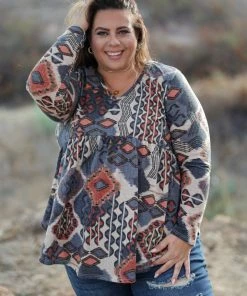 Boutique Simplified Hieroglyphical Babydoll