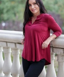 Boutique Simplified Back To Basics Burgundy Gabby