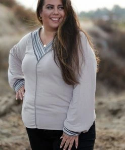 Boutique Simplified Wrapped In Love Pullover