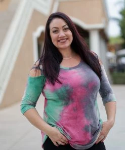 Boutique Simplified X's And O's Cold Shoulder Dress