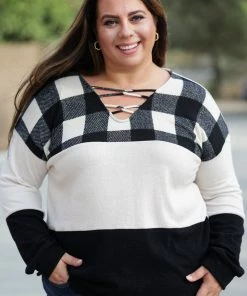 Boutique Simplified Forever Connected Color Block Top