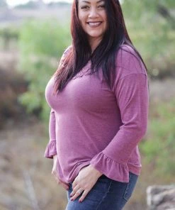 Boutique Simplified Violetta Bell Sleeve Top