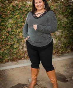 Boutique Simplified Sign Of Hope Long Sleeve Top