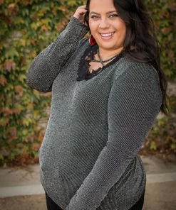 Boutique Simplified Sign Of Hope Long Sleeve Top