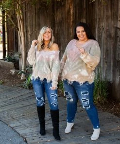 Boutique Simplified You Found Me Frayed Sweater