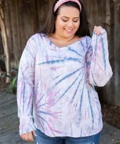 Boutique Simplified Rays Of Hope Long Sleeve Top