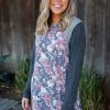 Boutique Simplified Ring Around The Roses Long Sleeve Top