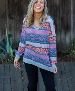 Boutique Simplified Saved By The Bell Long Sleeve Top
