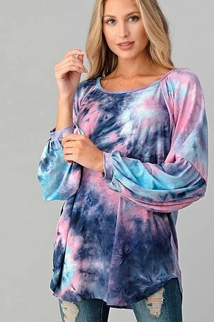Boutique Simplified Blown Away Tie Dye Long Sleeve 8 Boutique Simplified Blown Away Tie Dye Long Sleeve