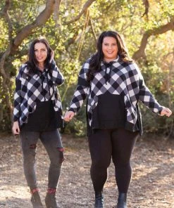 Boutique Simplified Check Me If You Can Knit Sweater