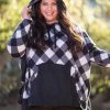 Boutique Simplified Check Me If You Can Knit Sweater