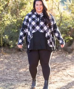 Boutique Simplified Check Me If You Can Knit Sweater