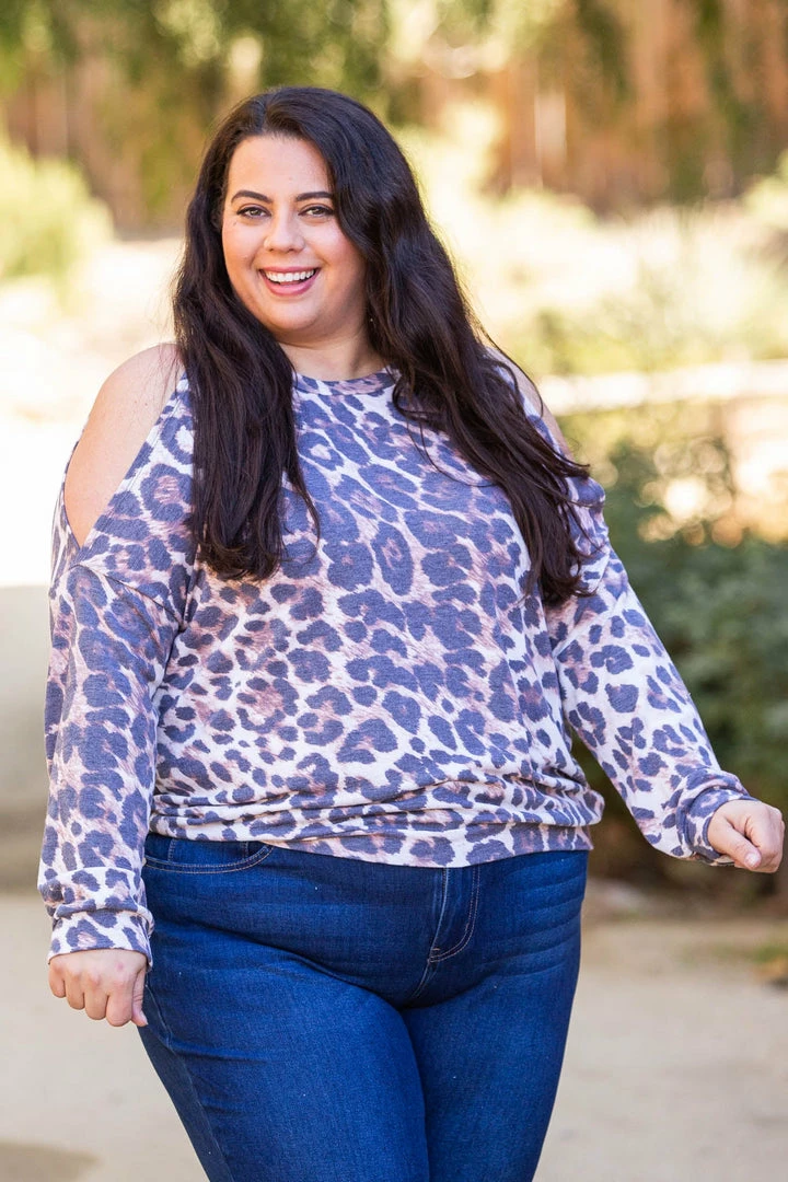 Boutique Simplified Roaring Around Cold Shoulder Pullover 5 Boutique Simplified Roaring Around Cold Shoulder Pullover